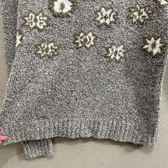 Liz Claiborne LizSport Flower Marled Sweater Medium - Picture 3 of 8